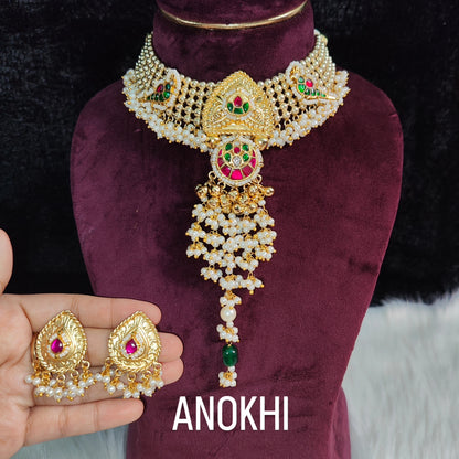 Heritage Brass Necklace, ANOKHI, Product Code RC101