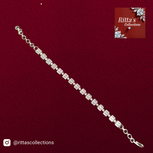 American Diamond Chain Bracelet