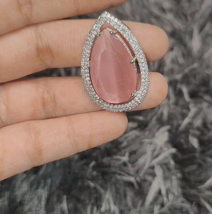 Baby Pink AD Finger Ring