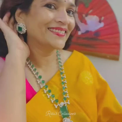 Neeta Ambani Premium American Diamond Necklace