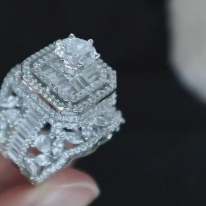 Luxe Elevated American Diamond Ring