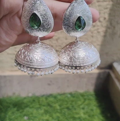 Silver Replica Brass Earrings