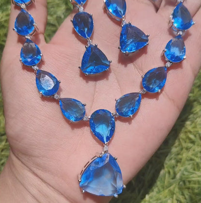 Aqua Blue Necklace