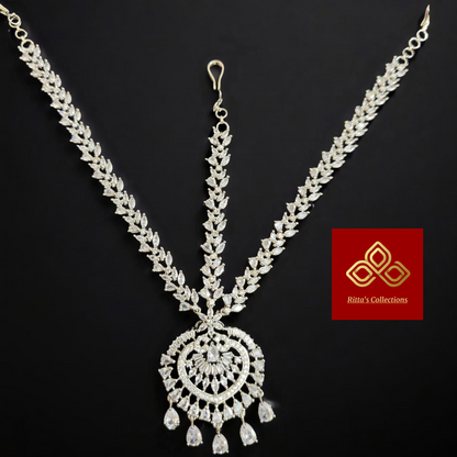 AAA Quality American Diamond Mathapatti, Damini, Maangtikka