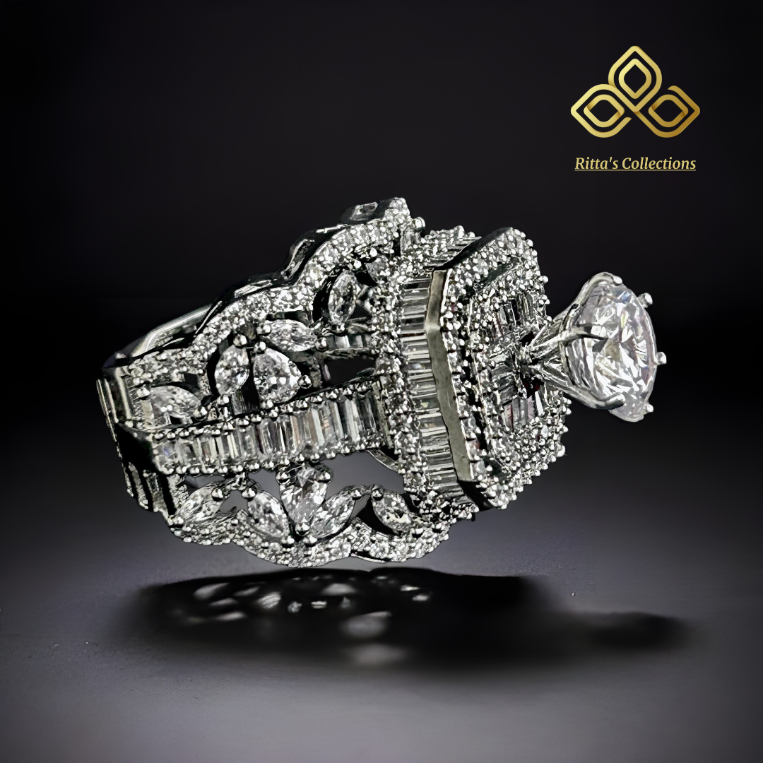 Luxe Elevated American Diamond Ring