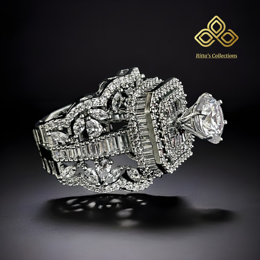 Luxe Elevated American Diamond Ring