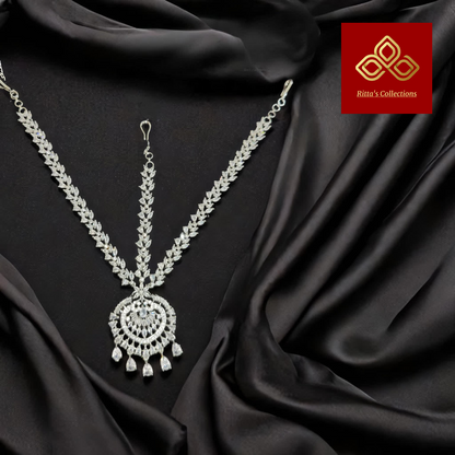 AAA Quality American Diamond Mathapatti, Damini, Maangtikka