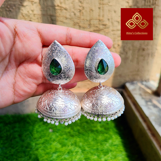 Silver Replica Brass Earrings