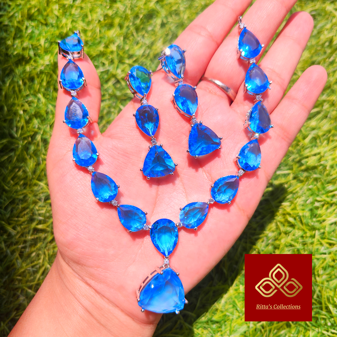 Aqua Blue Necklace